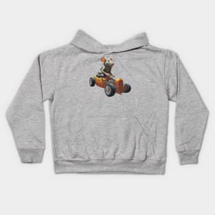 Rat in Hot Rod Kids Hoodie